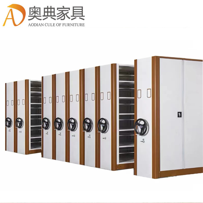 密集架檔案室密集柜移動(dòng)手搖式智能電動(dòng)檔案架憑證架書(shū)架文件柜